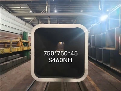 Hidegen alakított S460NH négyzet alakú acélcső